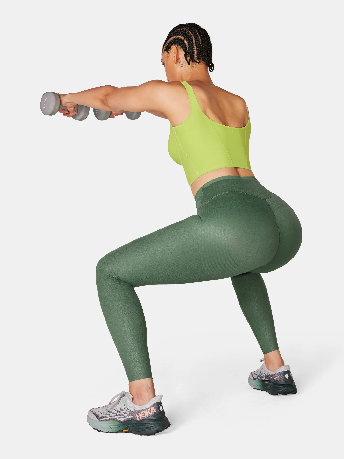 Body Sculpt Faux Leather Leggings (Reversible Wear) - Image 67