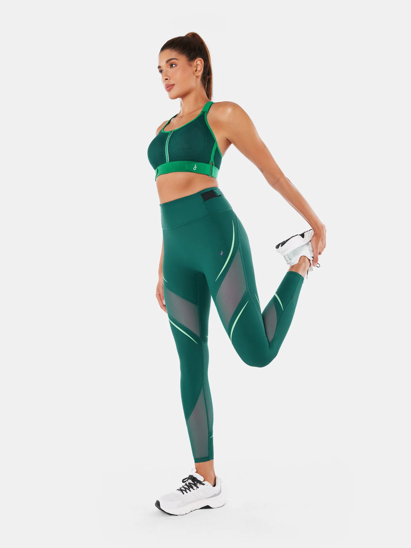 Body Sculpt Mesh Leggings - Image 18