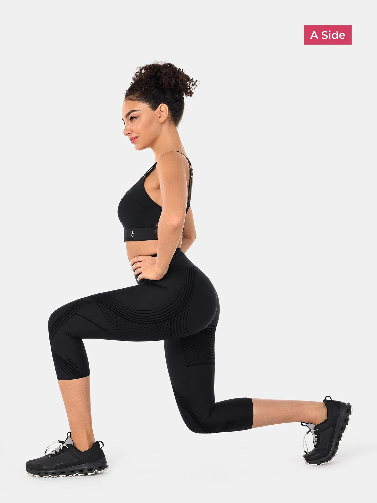Body Sculpt Side Pocket Capri Leggings 2.0 (Reversible Wear) - Image 31