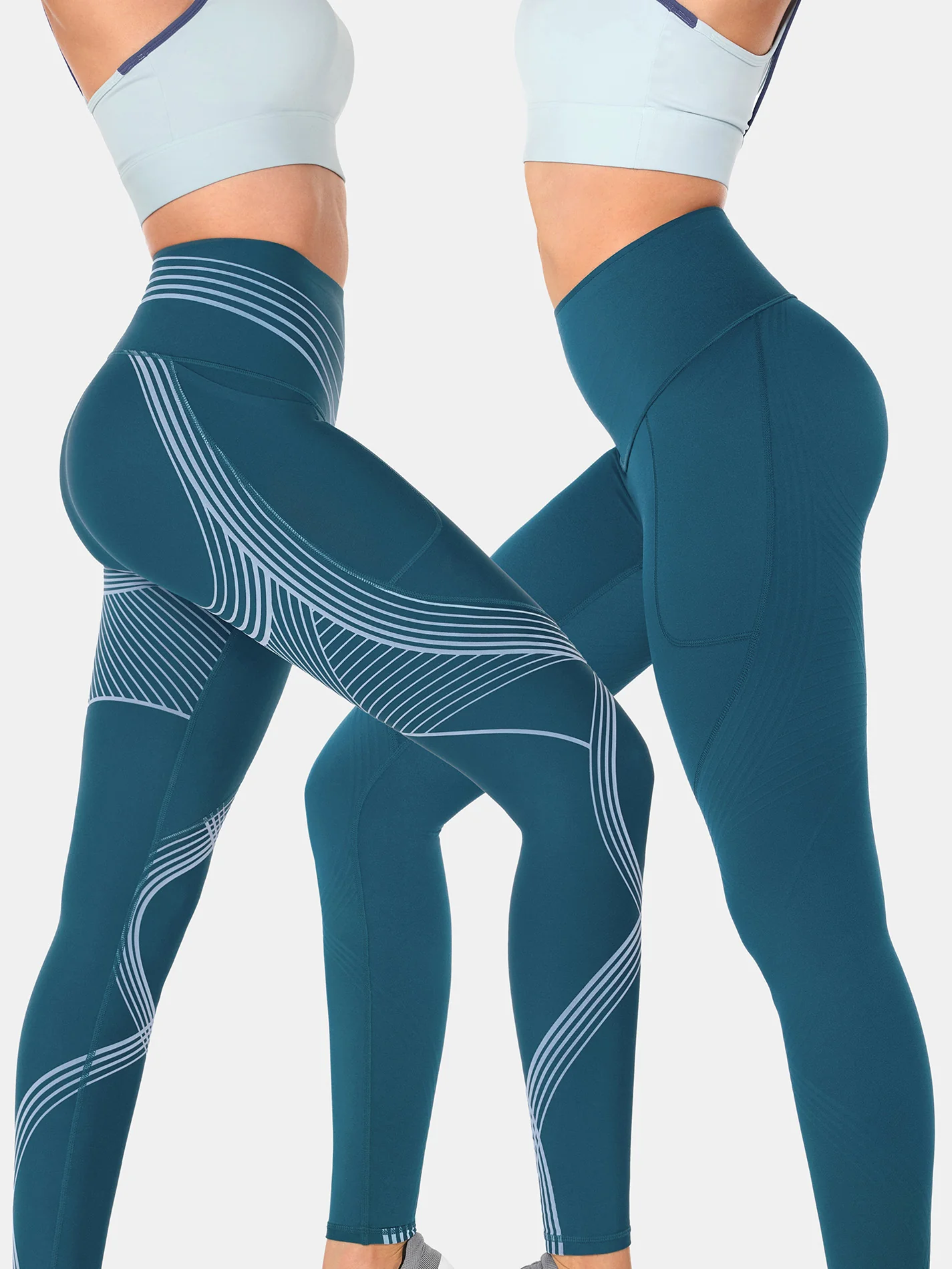 Body Sculpt Side Pocket Leggings 2.0 (Reversible Wear) - Image 26