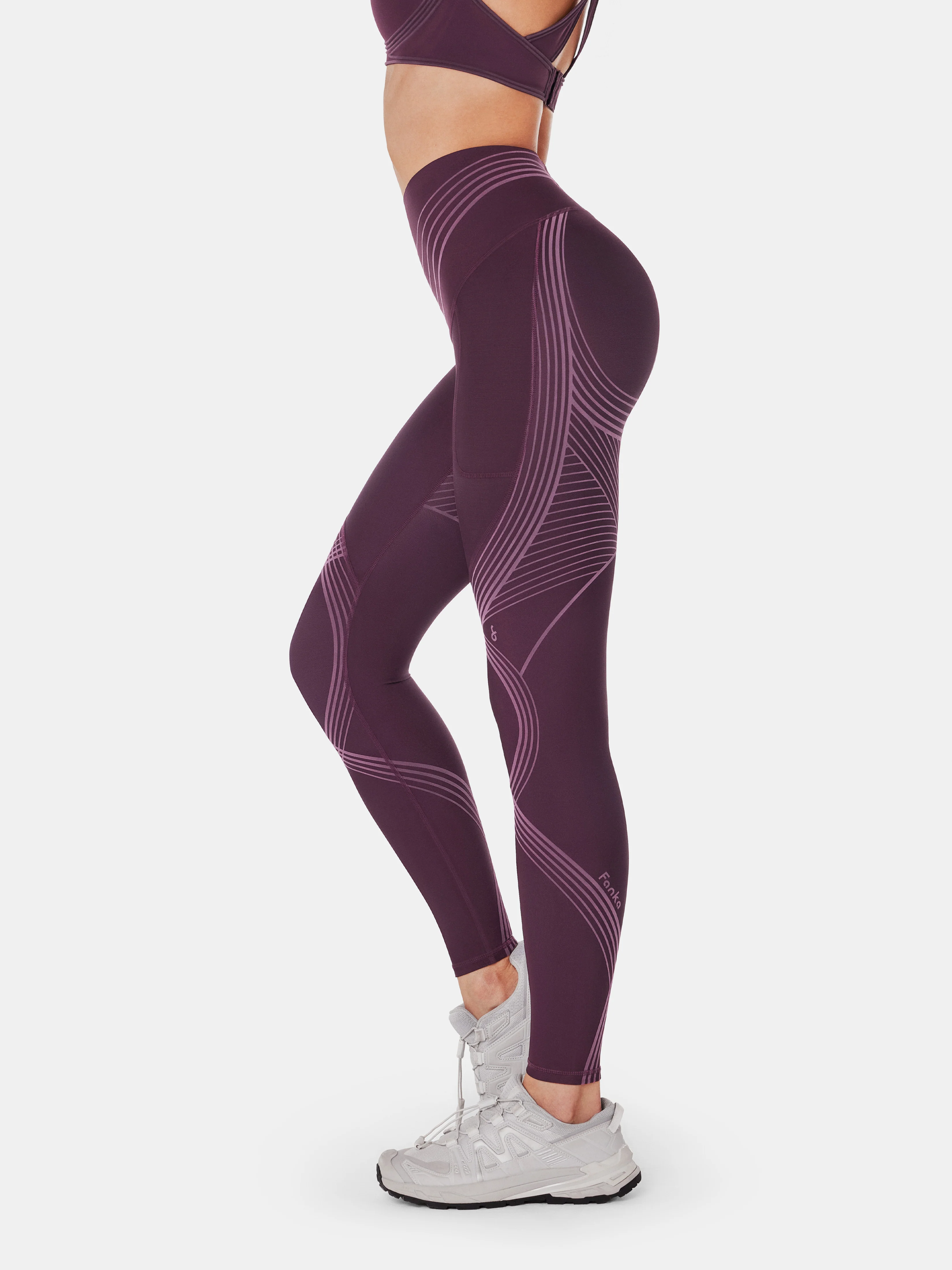 Body Sculpt Side Pocket Leggings 2.0 (Reversible Wear) - Image 3