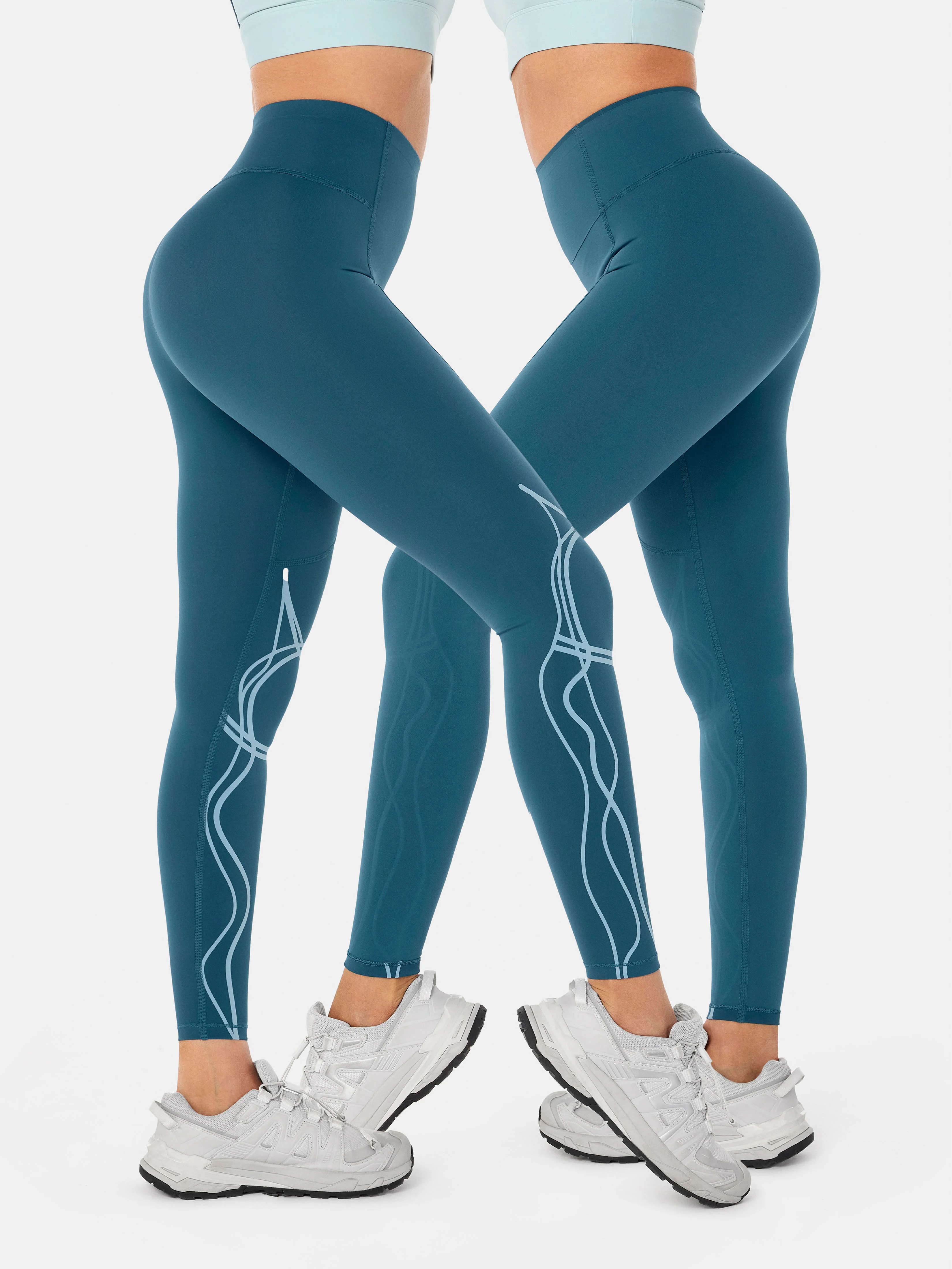 Body Sculpt Two Way Temp Leggings (Reversible Wear) - Image 13