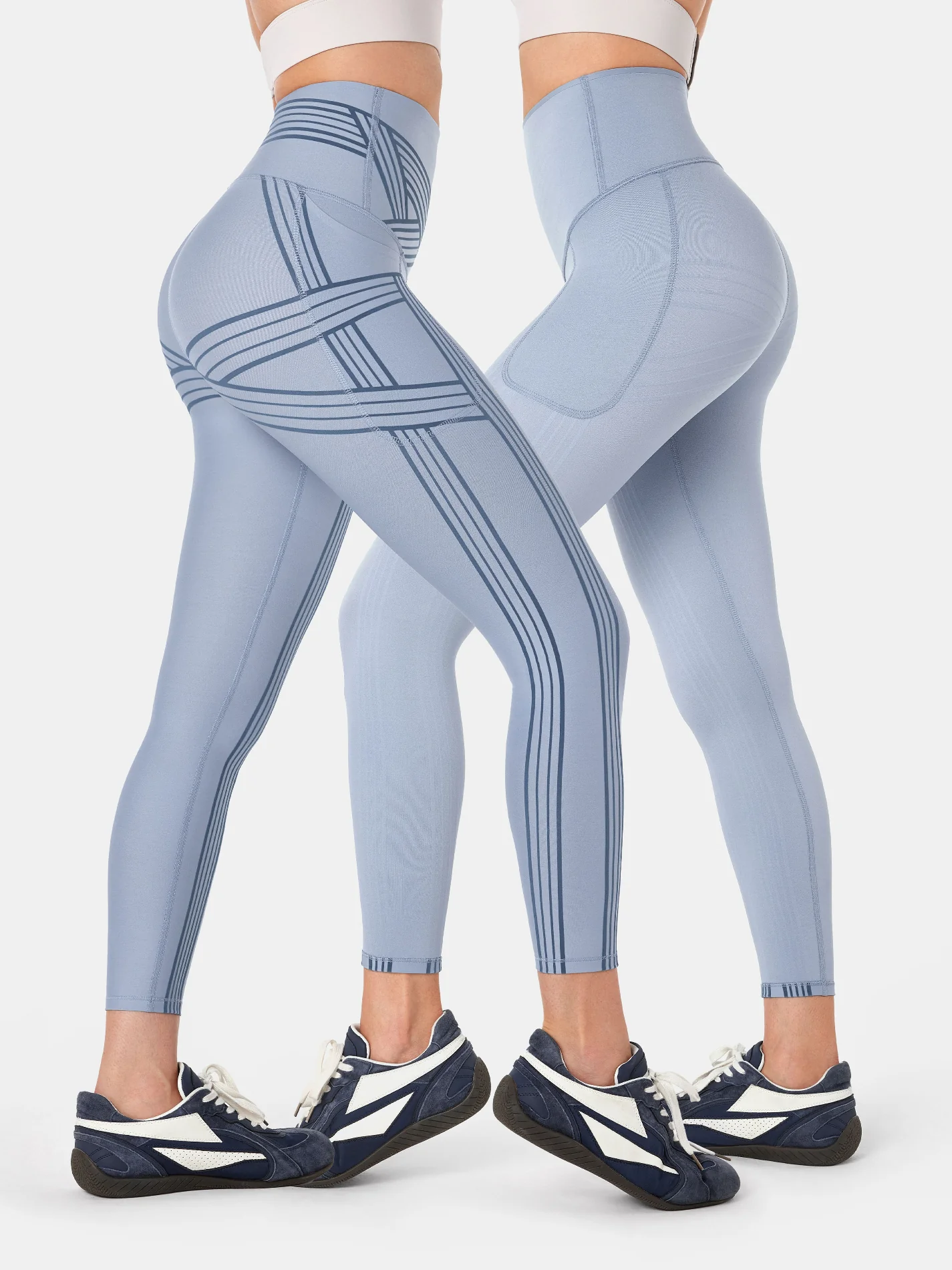 PowerBand Resistance 7/8 Leggings (Reversible Wear) - Image 45