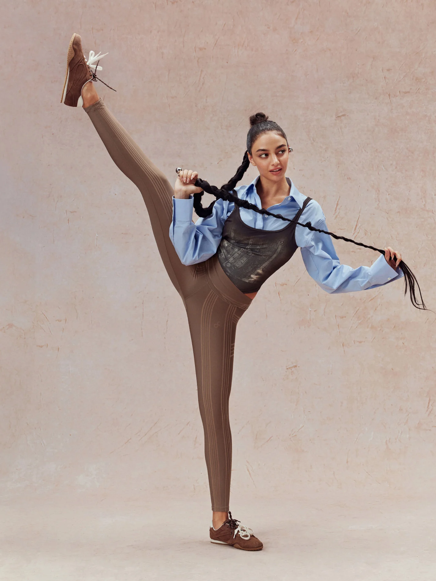 PowerBand Resistance 7/8 Leggings (Reversible Wear) - Image 47